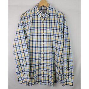 L.L. Bean Mens Shirt Size Large Blue Traditional Fit Long Sleeve Button Down